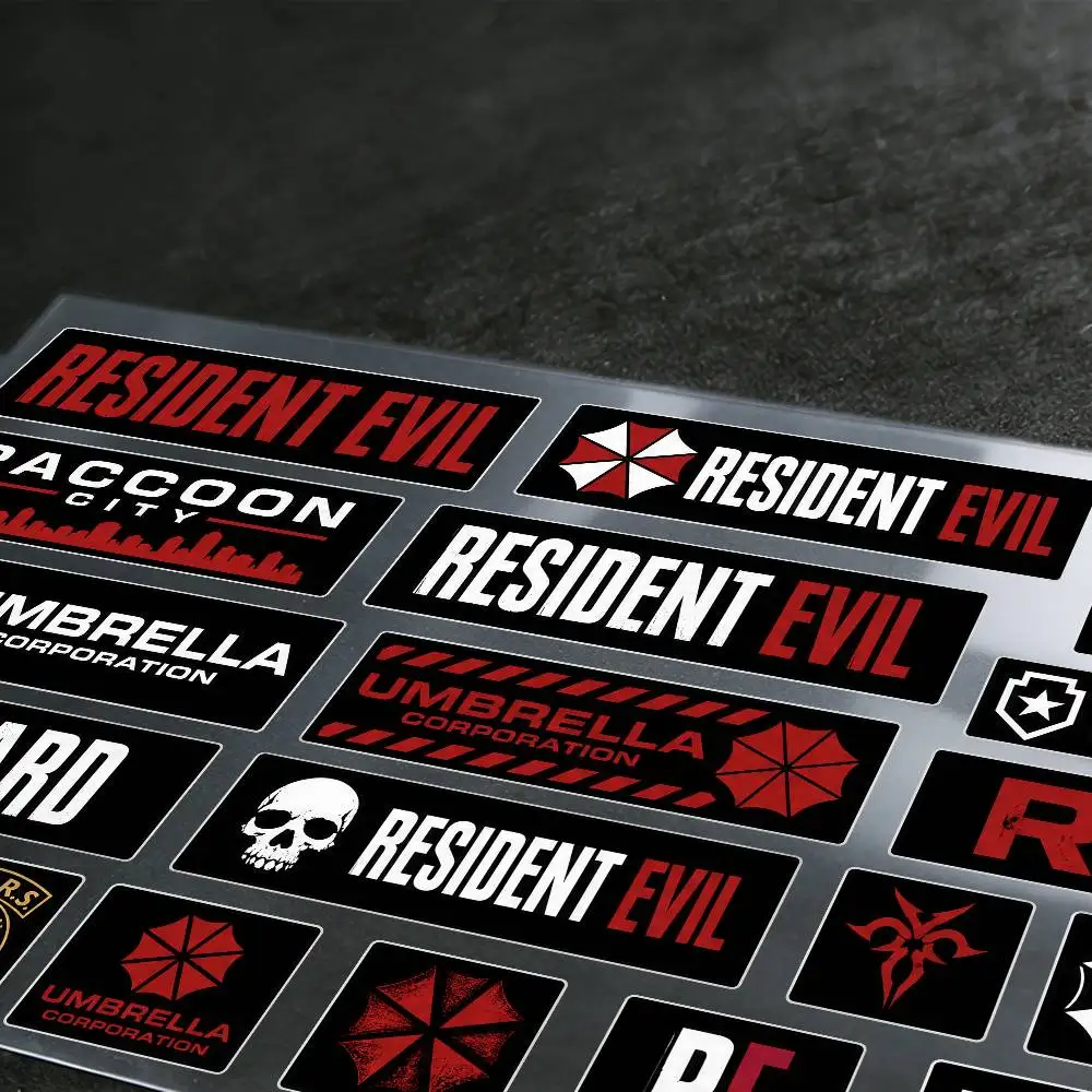 Umbrella Corporation Stickers Auto Body Bumper Windows Motorcycle Laptop Walls Vinyl Decal Car Tuning Accessories - view 4