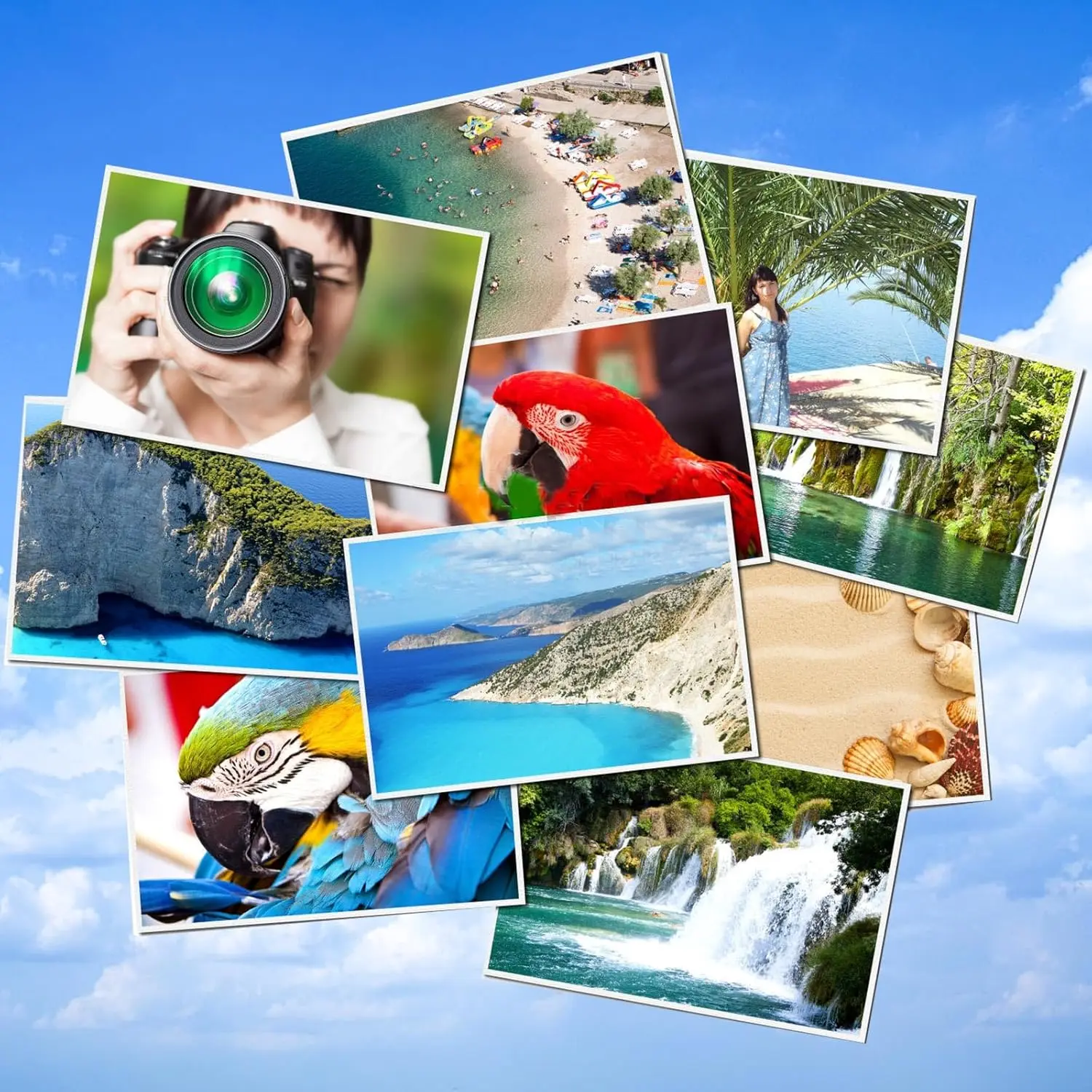 A3 Photo Paper, Waterproof Glossy for Photo Paper，Waterproof Embossed Card Paper Inkjet Photo Paper