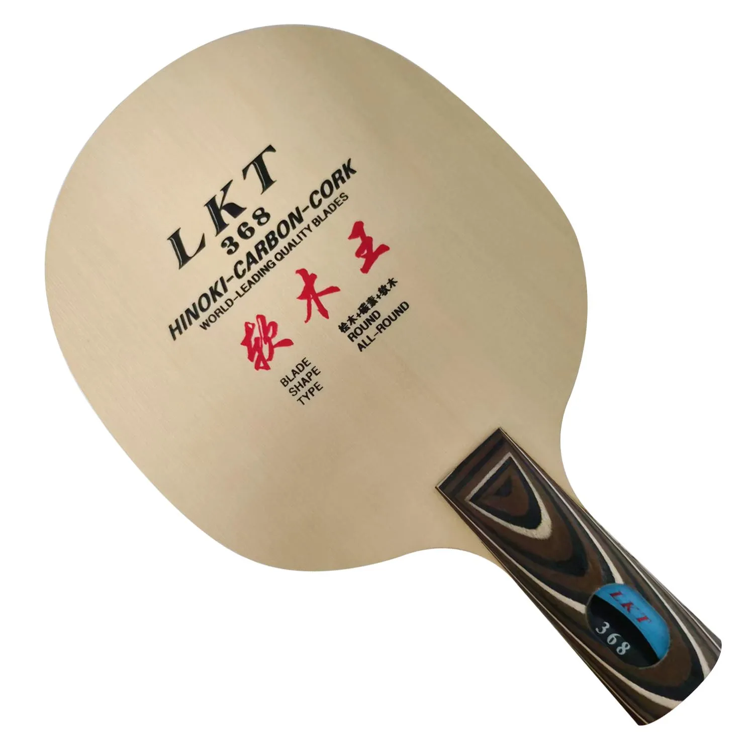 

LKT Cork King 368 Hinoki-Carbon-Cork Allround Table Tennis Blade for PingPong Racket