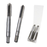 2pcs Thread Tap-M16 HSS Screw Tap Drill Bit Set Straight Flute Plug Tap Manual Tapping Drilling Repair Hand Tools