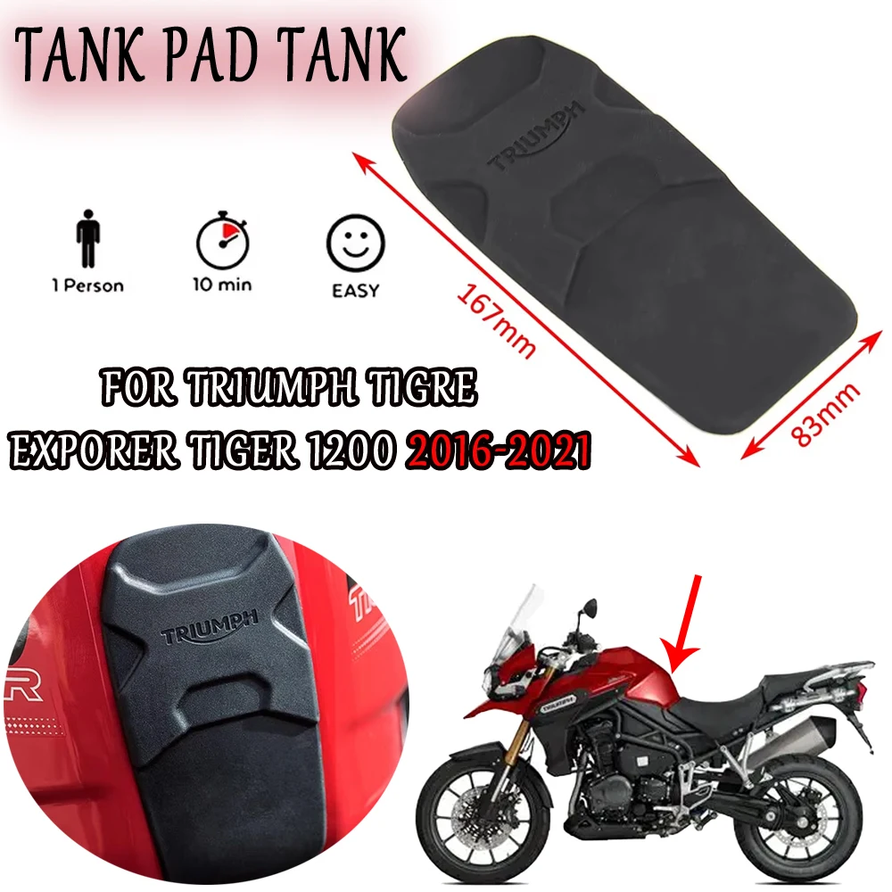 

Подходит для Tiger Explorer XRT XCA XR XC Tiger 1200 2016-2021, новая мотоциклетная накладка на топливный бак, защитная наклейка на колено