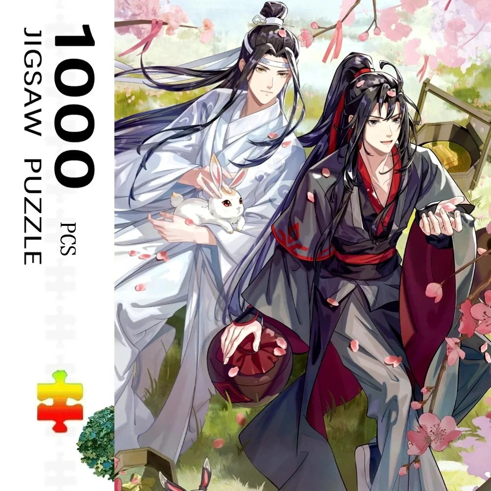 

Пазл из 500 деталей для взрослых Mo Dao Zu Shi, бумажные пазлы, декор для дома, украшение для стен, праздничный подарок