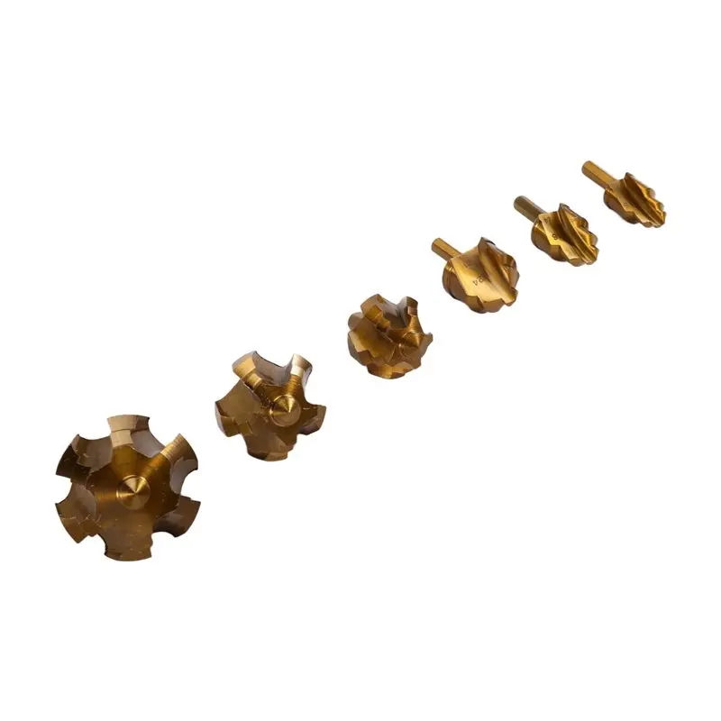 AA81-PPR Lifting,Stepped Drill Bit Set(6Pcs), For Water Pipe Connection Tool- 20/25/32/40/50/63Mm, For Water Pipe Repair