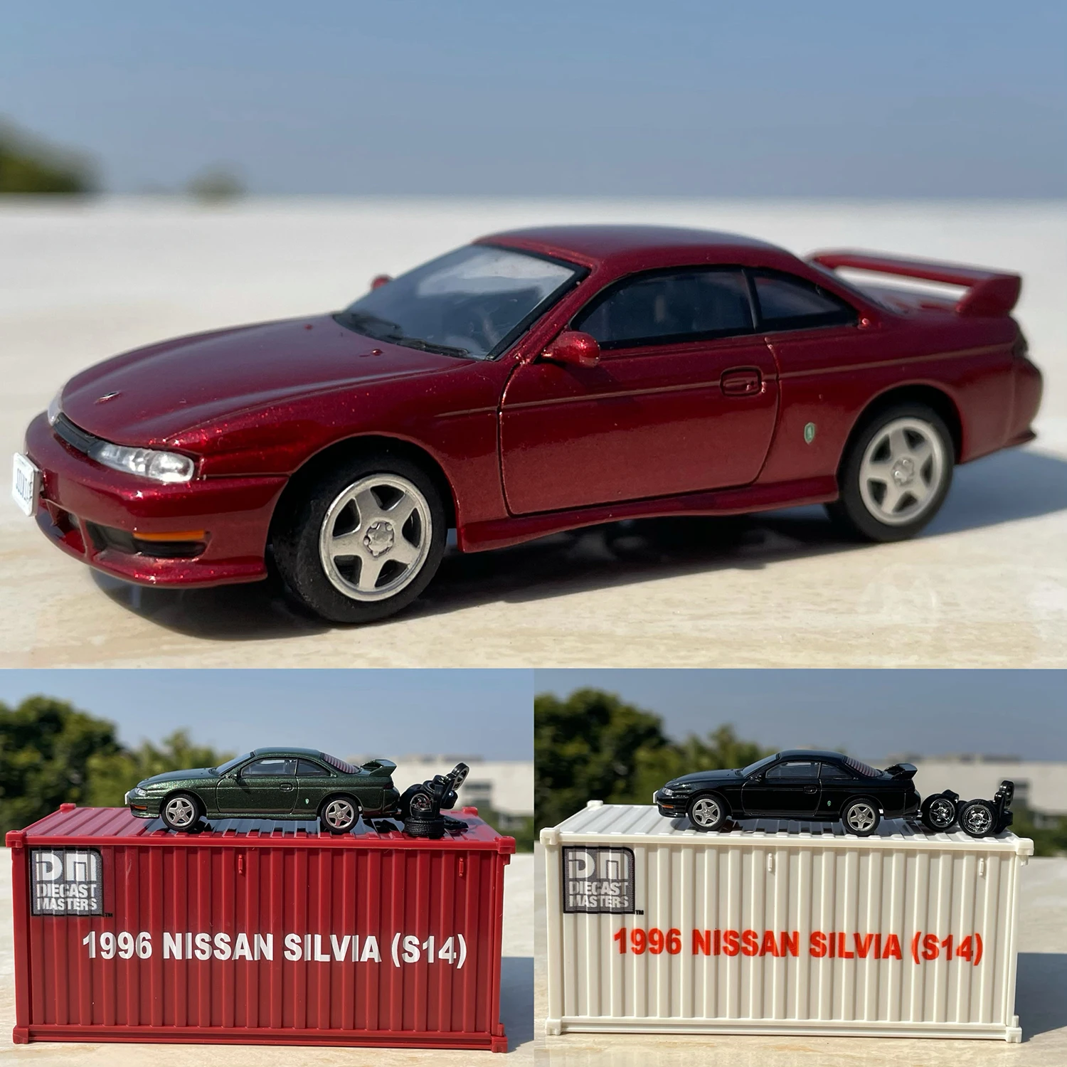 

JDM 1:64 Scale Diecast Alloy Nissan S14 Coupe Toys Cars Model Classics Nostalgia Adult Gifts Collectible Souvenir Static Display