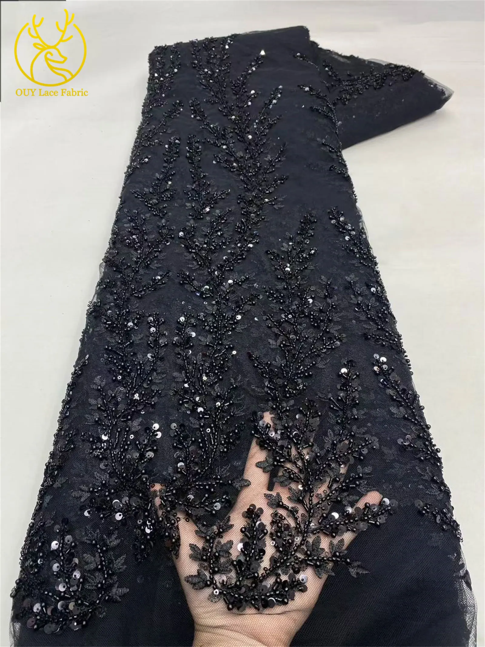 رائجة البيع الأفريقي مطرز أقمشة الدانتيل 2025 فرنسا أنيقة الترتر تول الدانتيل نيجيريا شبكة تول أقمشة الدانتيل لفساتين الزفاف