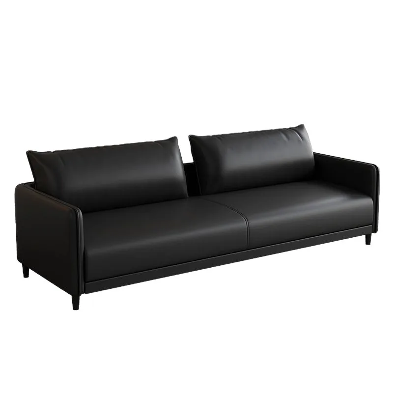 

Office sofa, business reception, modern simplicity, small meeting leather sofa