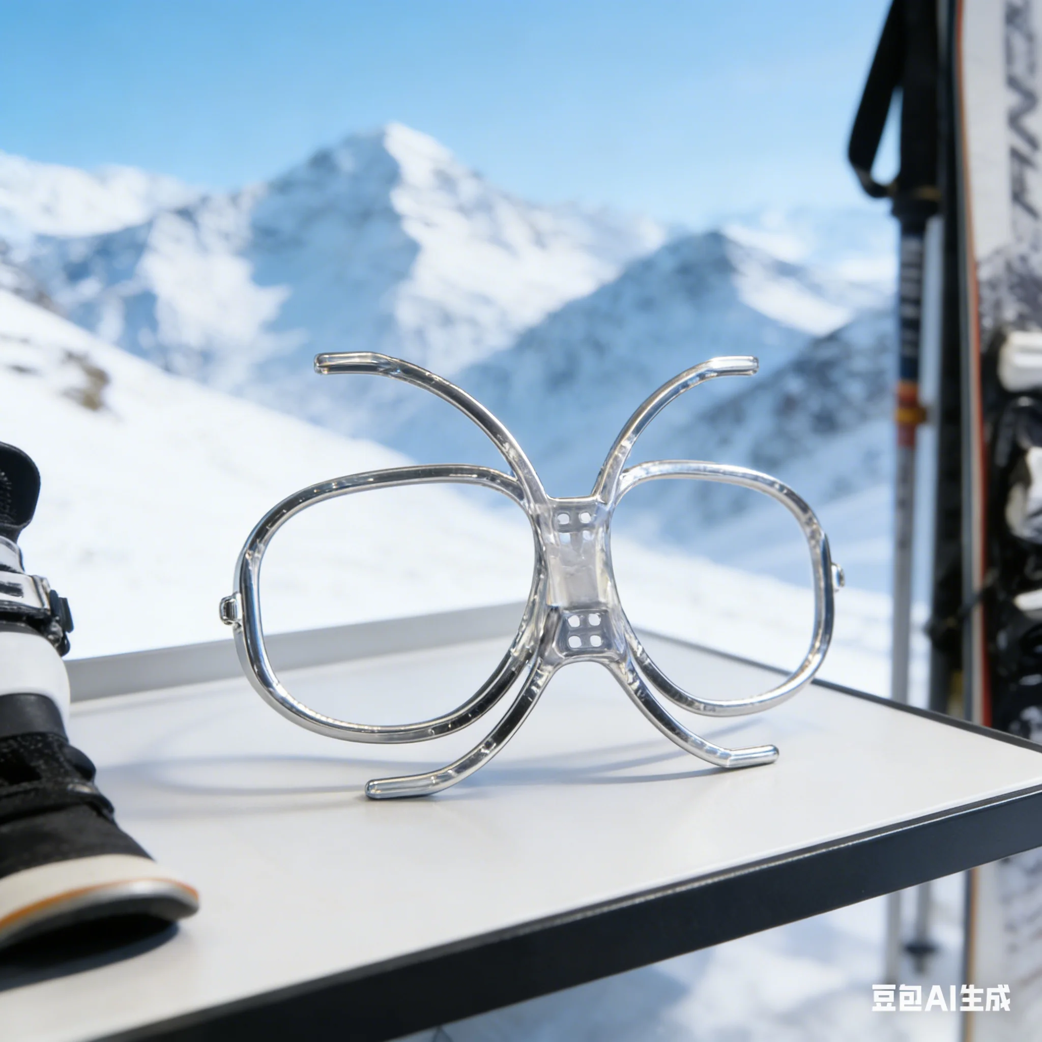 

Skiing-Goggles Frame Myopia Adapter Flexible Prescription Frame Adjustable Snow Glasses Optical Adaptor Ski Accessories