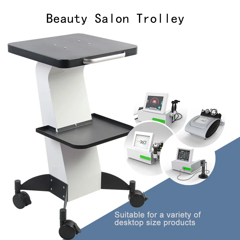 

Beauty Salon Trolley Multifunction Salon Instrument Shelf Base Use Pedestal Rolling wheel Cart Personal Care Appliance Parts