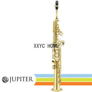 Hans-JSS-1000 Saksafon soprano sesi, B-Düz, düz, gövde rengi, altın, müzik aletleri ve profesyonel aksesuarlar ve taşıma çantası 6 Büyük satış, tenor saksafon, soprano doğrudan jüpiter'e-no. 6