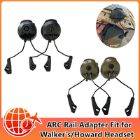 ARC OPS-CORE Helmet Track Adapter Headset Holder Suitable for Howard Impact Sport Tactical Electronic Earmuffs Shooting Headset