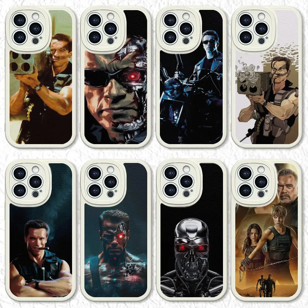 A-Arnold Schwarzenegger Terminator MAISTO Phone Case Lambskin Case For Iphone 16 15 14 13 11 12 Pro Max Xr X Xs 8 7 Plus