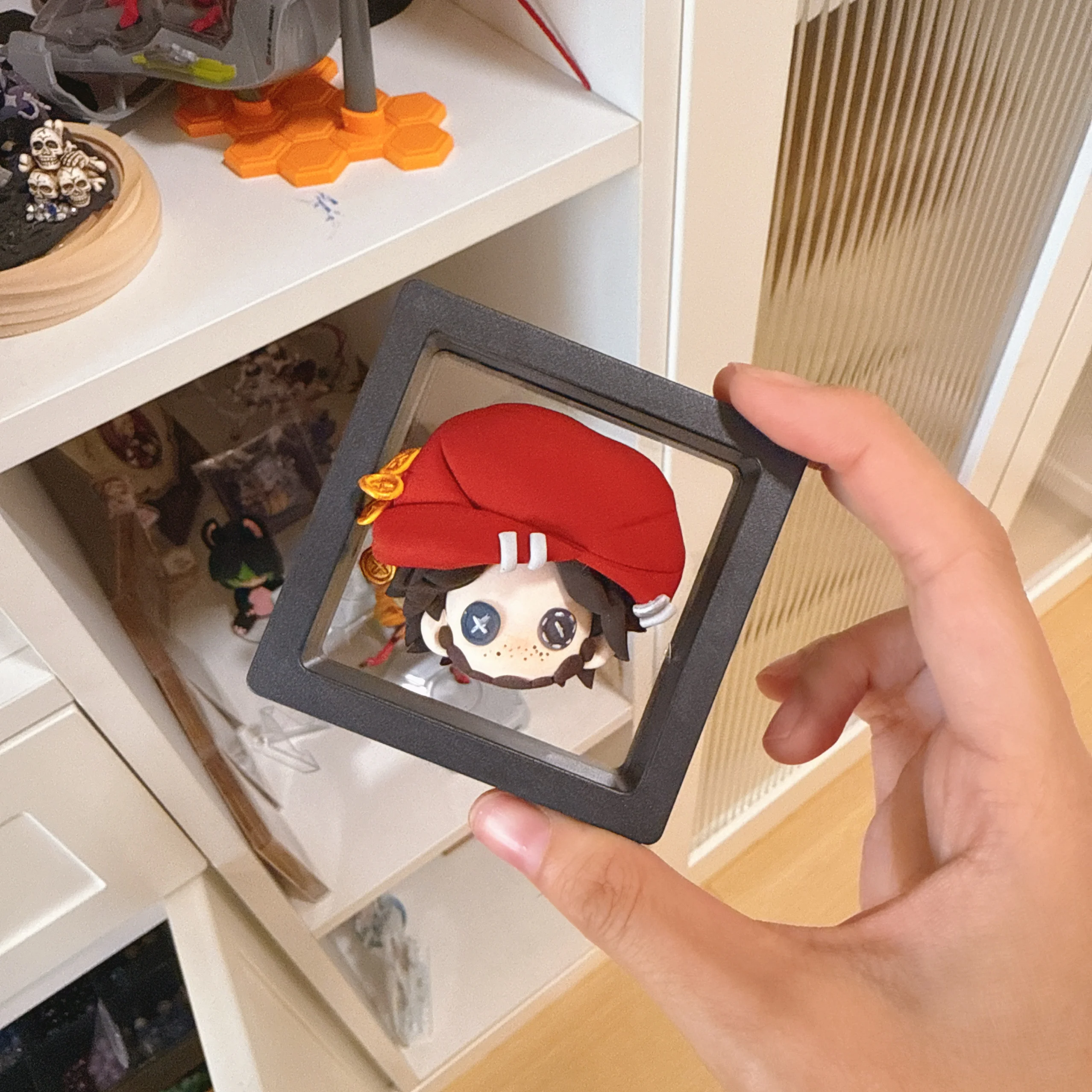 الهوية الخامس إيلي كلارك أنيمي تأثيري اليدوية خفيفة الطين الثلاجة المغناطيس الطين زخرفة التميمة طالب الإكسسوارات المشجعين هدية #1