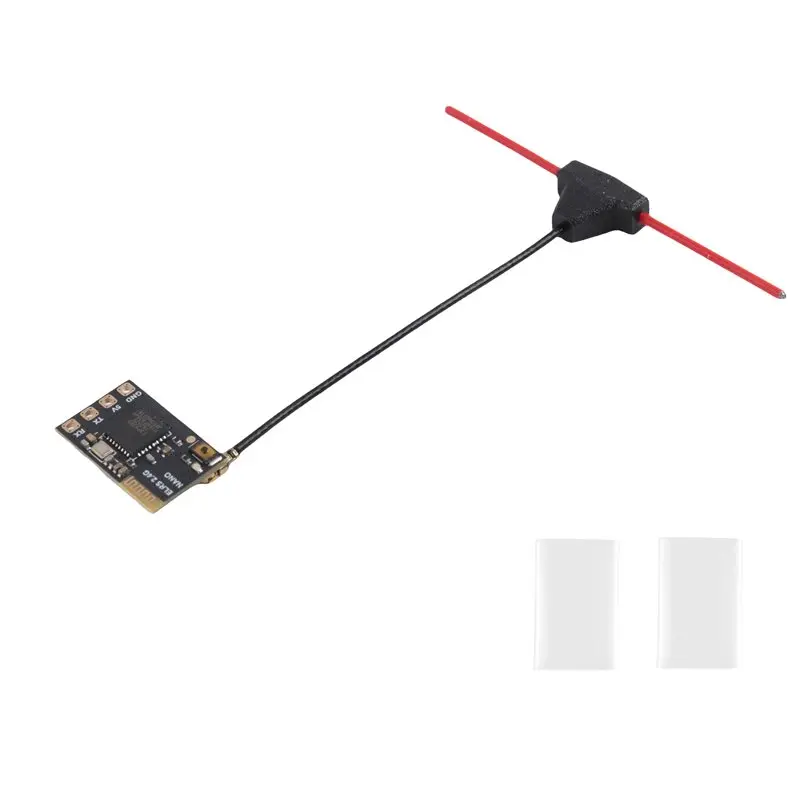 Excellent-FPV ELRS Receiver 2.4GHZ Open Source RC Model Long Range Nano 2400RX Fixed Wing Long Range Aircraft Reception, Fine Wo