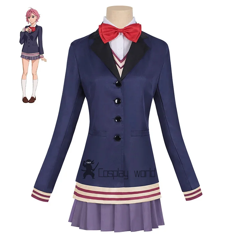 

Dandadan косплей Aira Shiratori униформа школьный женский праздничный костюм нарядное платье куртка комплект Рождество Хэллоуин обратно в школу