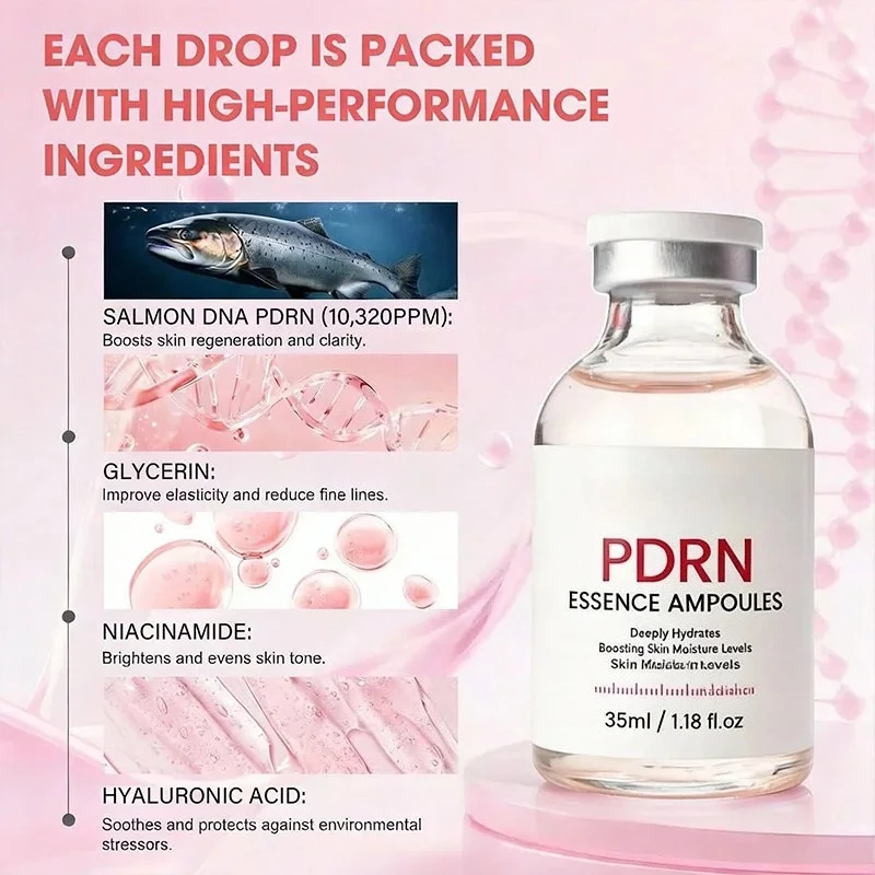 HOTSelling PDRN Essence Liquid Can Quickly Replenish Water and Fade Pigment Essence Liquid