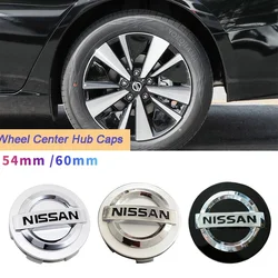 4pcs Car Wheel Center Hub Caps Cover for Nissan Kicks Navara Nismo Qashqai J11 J10 X-Trail T31 Juke Leaf Micra Sentra Emblem