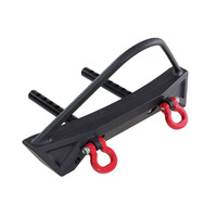 For MN1/12 MN128 RC car metal front bumper, front anti-collision belt winch installation hole upgrade parts  accessories