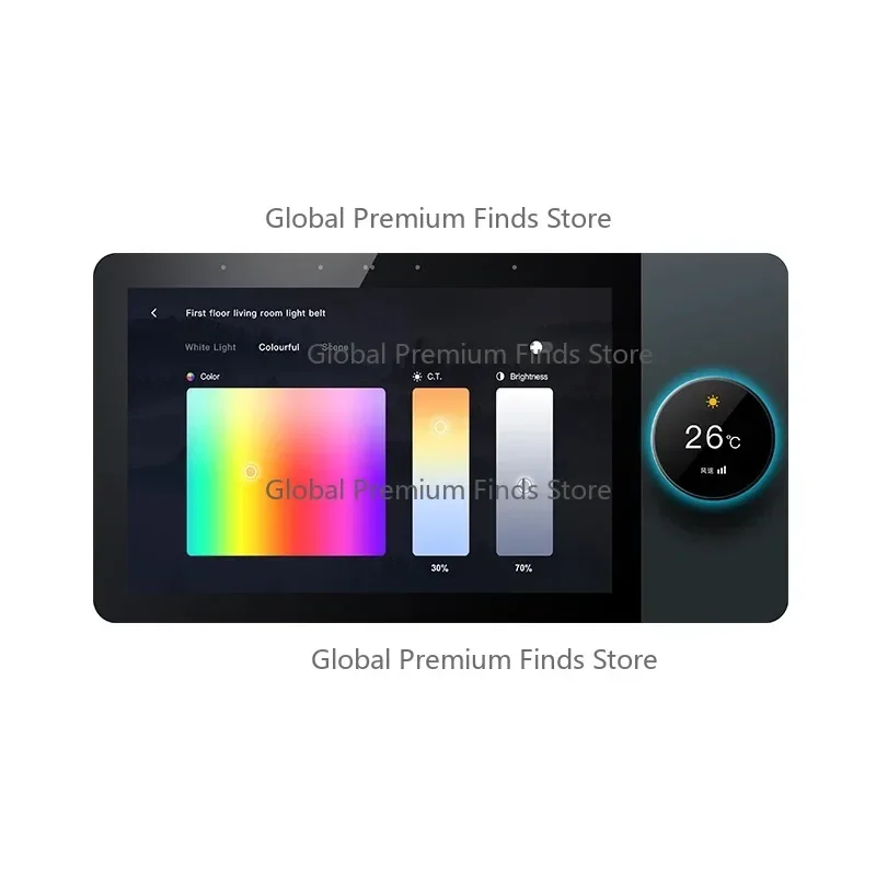 8 Inch Multi-Function Smart Home Central Controller WiFi ZigBee Gateway Voice Control Background Music Touch Panel