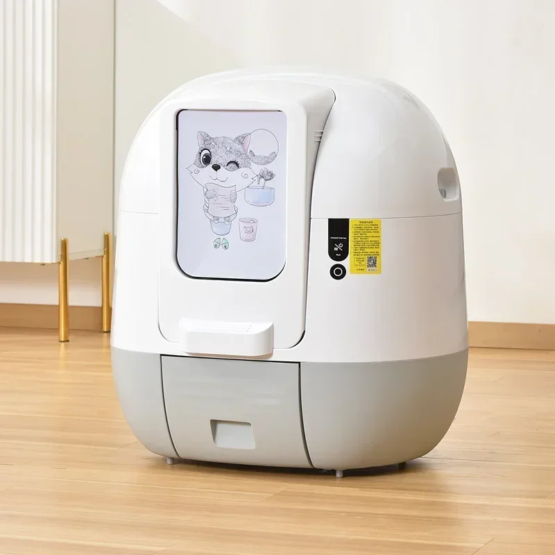 Automatic Cat Litter Box APP Remote Control Self Cleaning Cat Litter Box Alerts Odor Suppression, Disassembly For Multiple Catsc