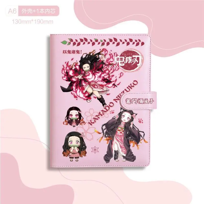 BANDAI  Demon Slayer Kamado Tanjirou Notebook New Anime Student Journal Cute Gift Kawaii for School Daily Writing Pad Stationery view 2