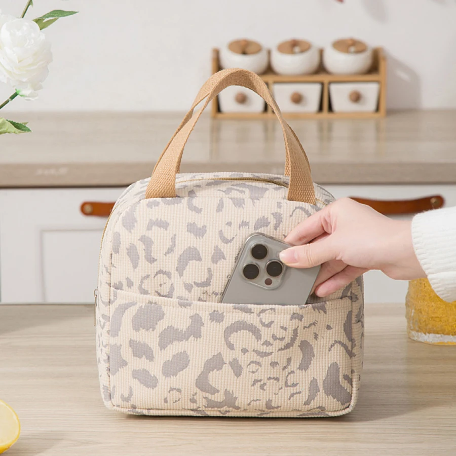 الغذاء الحراري حقيبة معزولة للأطفال أكياس حفظ الطعام المدرسية حقيبة نزهة للأزواج للجنسين المحمولة تخزين المواد الغذائية حقيبة الغداء الطالب