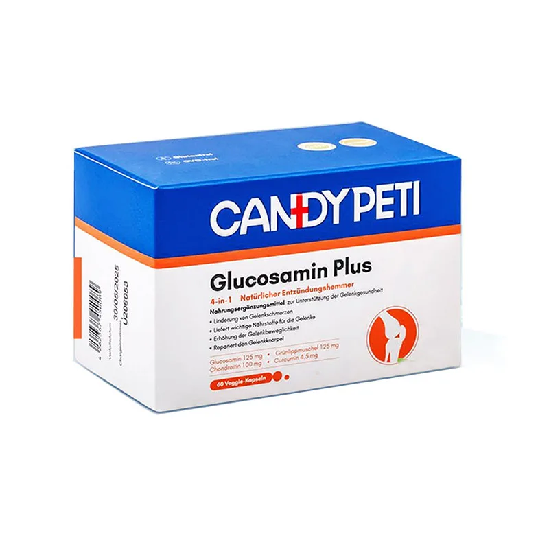 

Германия Candipeti Glucosamine Plus для кошек и собак, 4-в-1, куркумин, хондроитин, ремонт боли в суставах, укрепление костей, кальций