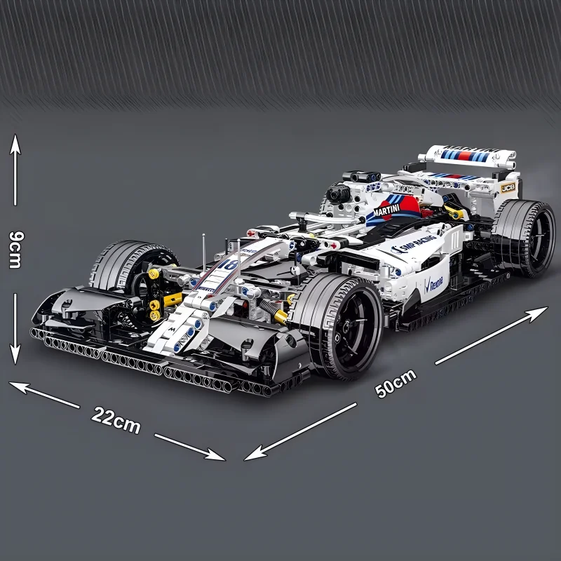 Auf Lager technische 023004 Formel Auto rot F1 Bausteine Super Sport Rennwagen Ziegel Spielzeug für Kinder Jungen Weihnachts geschenk