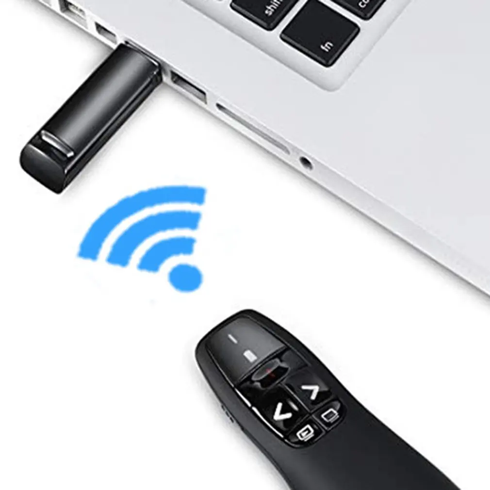 Wireless Presentation Remote Control is Durable and Practical Portable Ergonomic Design PowerPoint Wireless Presentation Remote