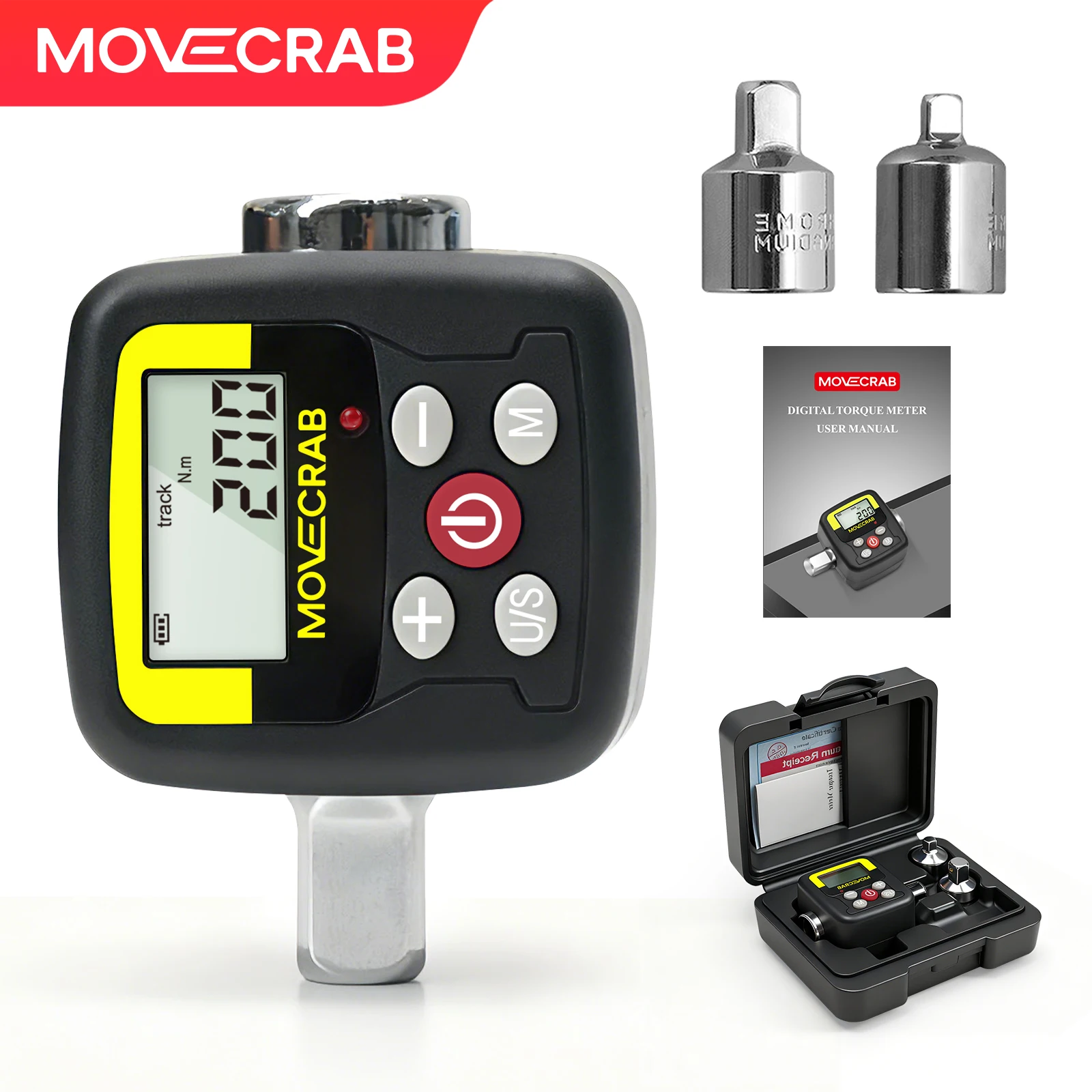 MoveCrab Digital Torque Adapter 1/2