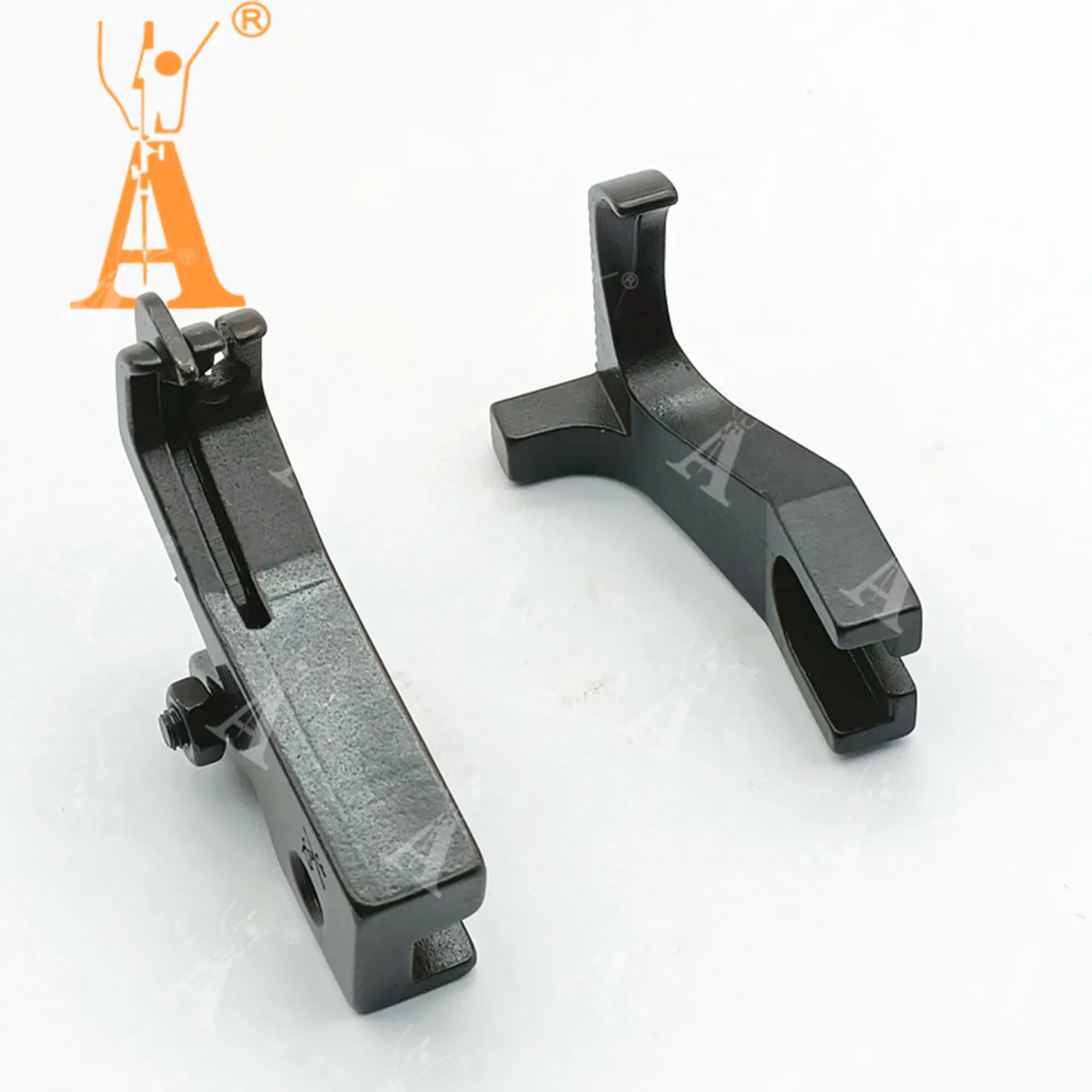 601-3 S569G نشاط السيارة المتزامن عالي ومنخفض توقف سستة خط ضغط قدم الضغط من جانب واحد مع سكين قطعة قدم الضغط في ماكينة الخياطة