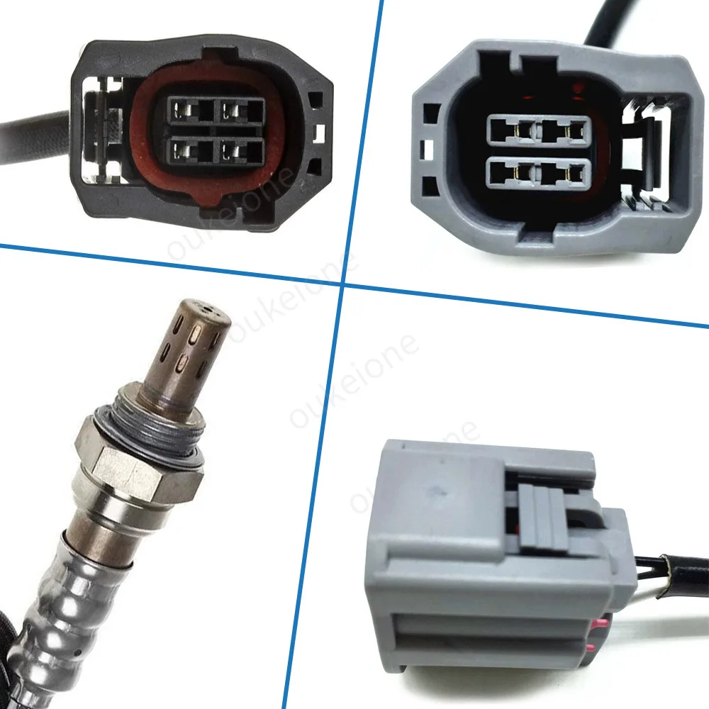Para Mazda 5 2.3L 2006 2007 Mazda 3 2.0L 2.3L 2004 2005 4 cables O2 Sensor de oxígeno aguas arriba aguas abajo 234-4396 234-4390 piezas de coche