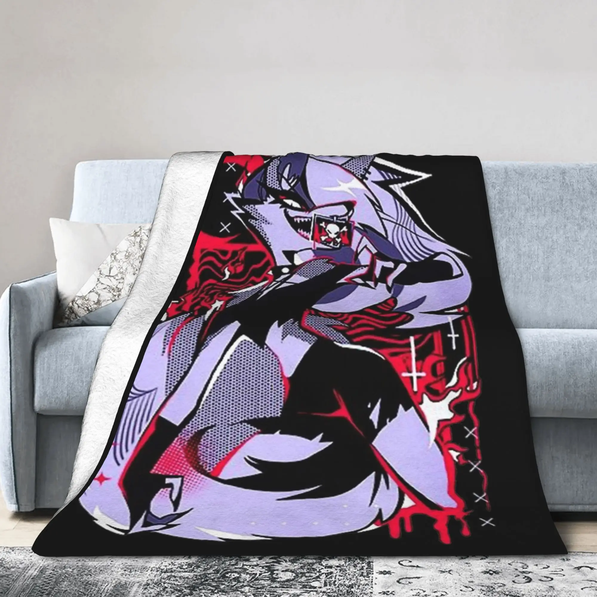Loona Blanket Fleece All Season  Portable Ultra-Soft Throw Blanket for Sofa Office Plush Thin Quilt
