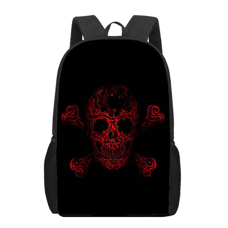 Hell Satan Devil Print zaino ragazzi ragazze School Bag adolescente Daily Casual Bagpack donna uomo Travel Storage zaini a tracolla