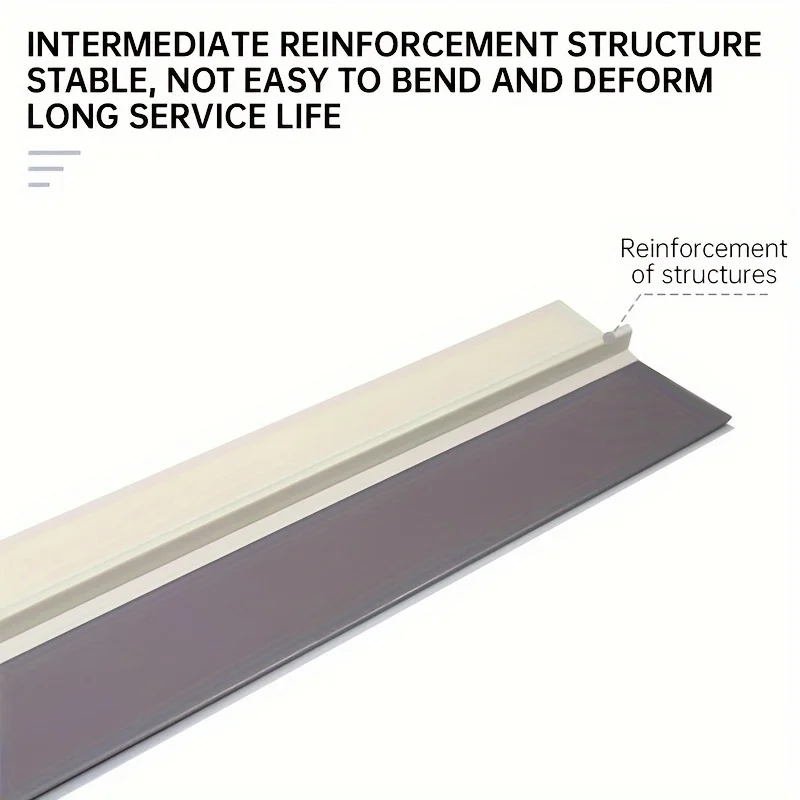 1 قطعة سدادة مسودة الباب تحت ختم الباب، 1.4 بوصة عرض × 39 بوصة L كنس الباب للأبواب الخارجية والداخلية، مانع نافذة الباب #6
