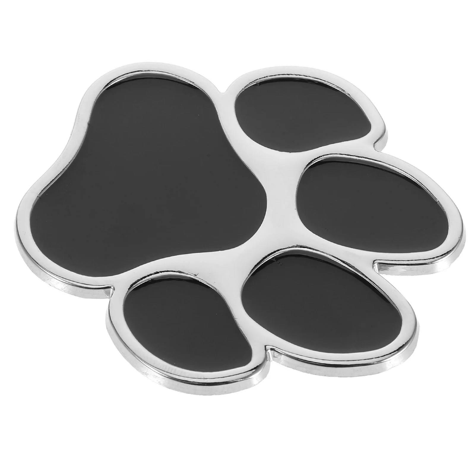 الإبداعية باو سيارة الشارات المعدنية ثلاثية الأبعاد الكلب باو ملصق الأشعة فوق البنفسجية مقاومة لاصق قوي السيارات الديكور للأسطح أملس