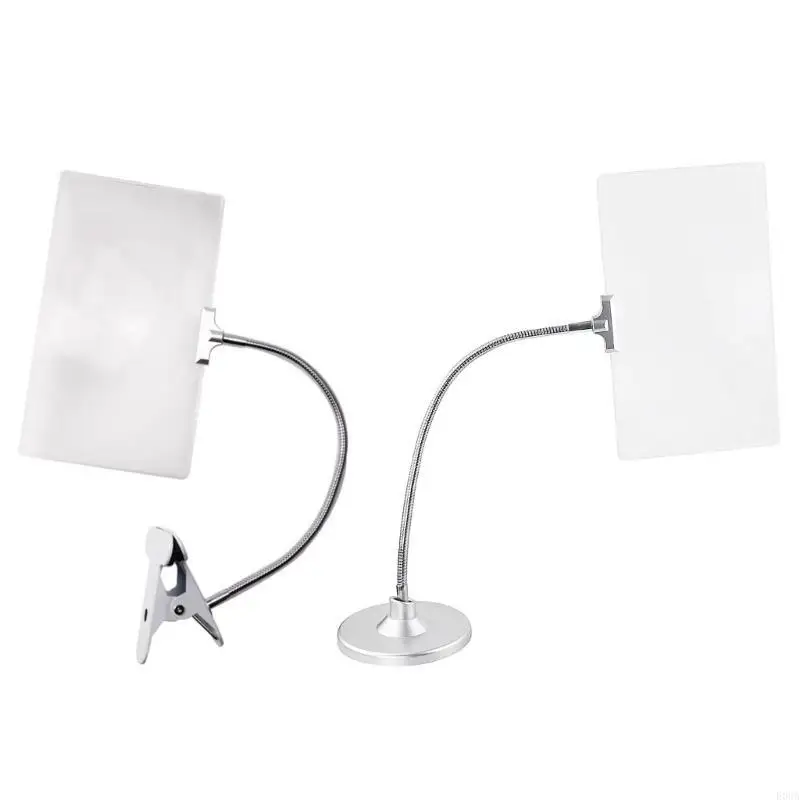 Versatile Hands Frees Glass Flexible Neck Magnifier for Reading Books