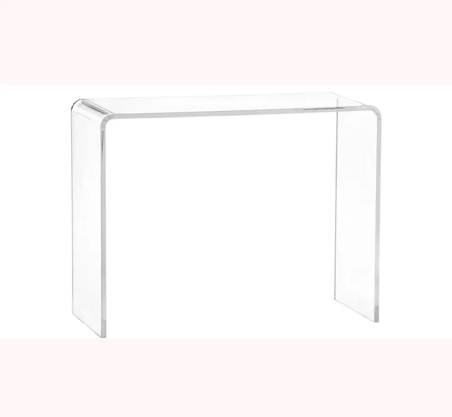 Custom Acrylic Clear Console Table