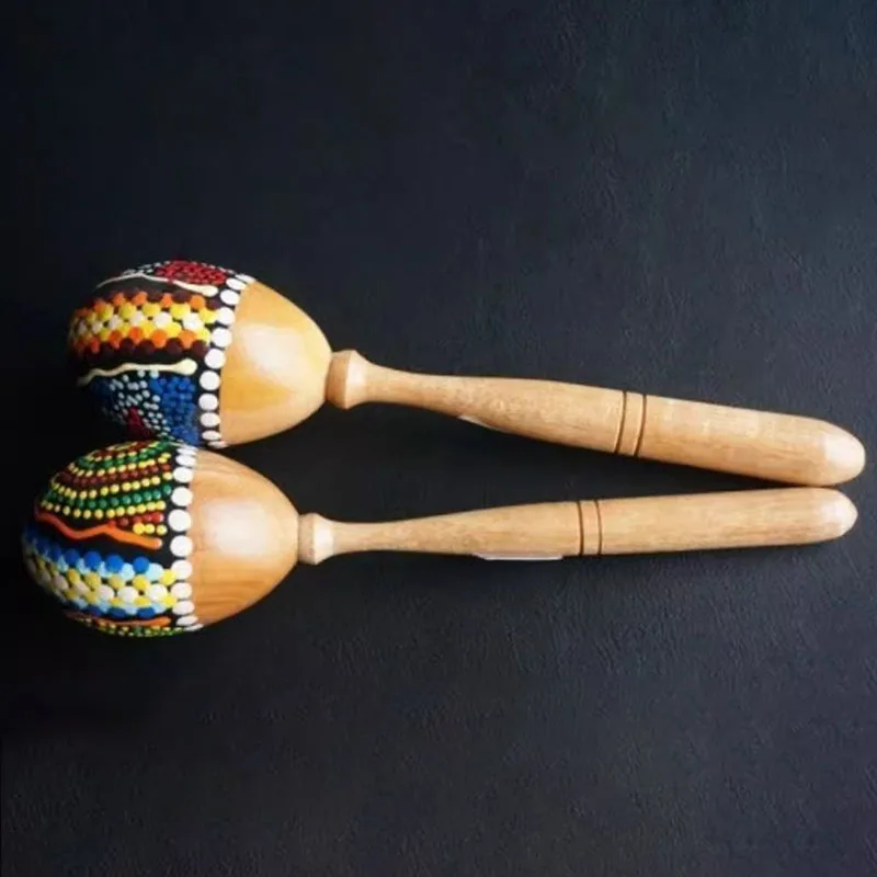 

Детский маракас для начинающих, звуковой целебный молоток для песка для детей, деревянные мини-маркасы, традиционные классические музыкальные инструменты Орфа