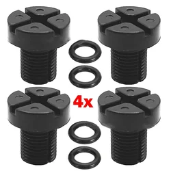 4Pcs Car Radiator Hose Vent Coolant Expansion Tank Bleeder Screw Clips 17111712788 for BMW E81 E82 E87 E88 E30 E36 E46 E90 E91