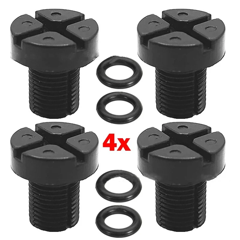 4Pcs Car Radiator Hose Vent Coolant Expansion Tank Bleeder Screw Clips 17111712788 for BMW E81 E82 E87 E88 E30 E36 E46 E90 E91