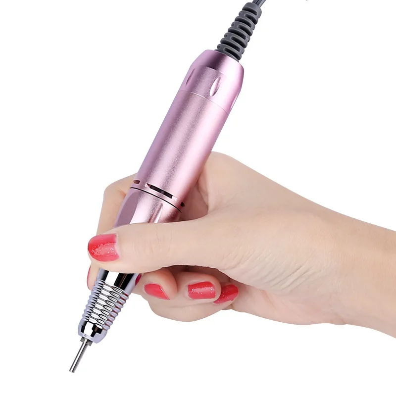 Nail Art Replacement Pen Dead Skin Portable Nail Remover Nail Polisher Handle Electric Gel Polishing Manicure Machine Gun For