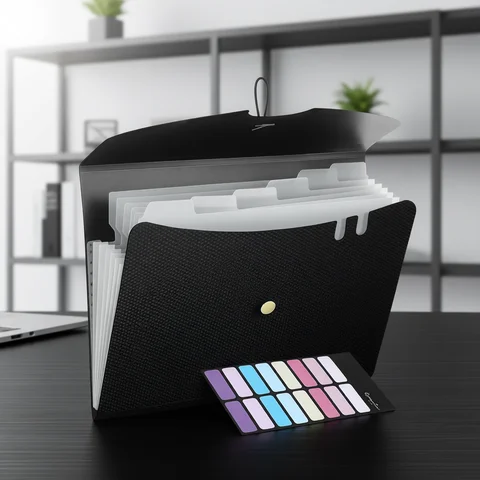 Expanding File Folders, A4 Size Accordion File Organizer, 7 Pockets Folders for Documents, for School Office Supplies