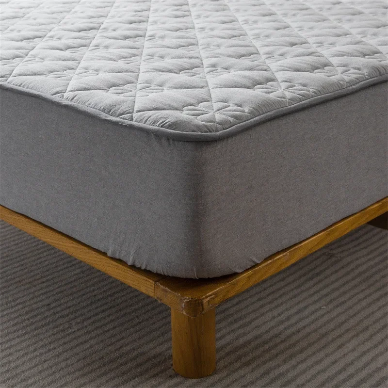 

Sheet single piece Class A washed cotton padded mattress single piece non-slip thickened bedspread simple single piece mattress