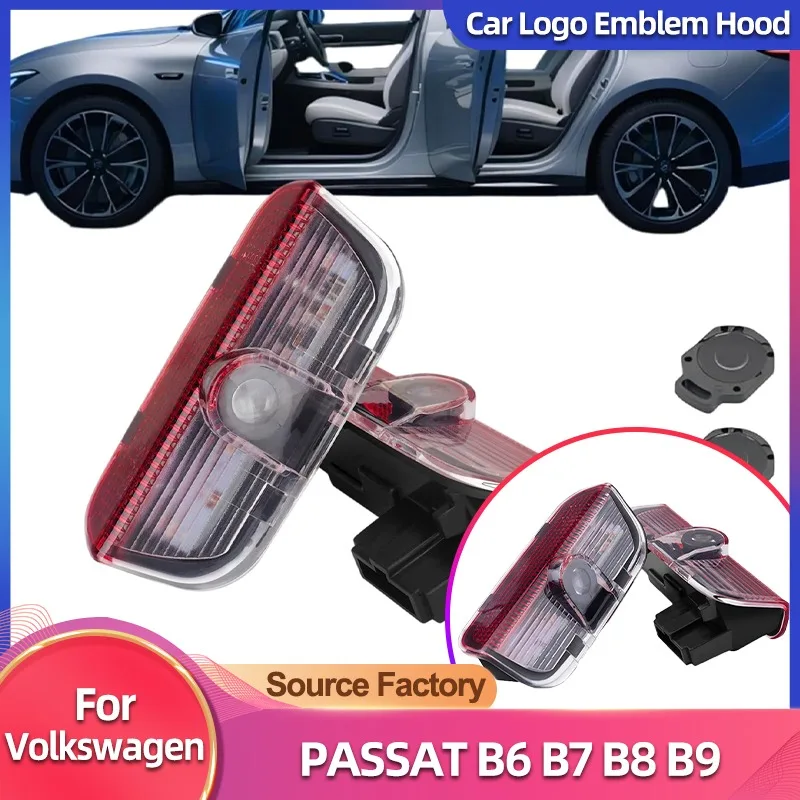 

2026 Горячие колпаки для ступиц VW VOLKSWAGEN, новые 2 шт. для VW Passat B6 B7 B8 B9 Touareg Golf 5 6 7 Jetta MK6 MK7 GTI R светодиодный проектор двери автомобиля
