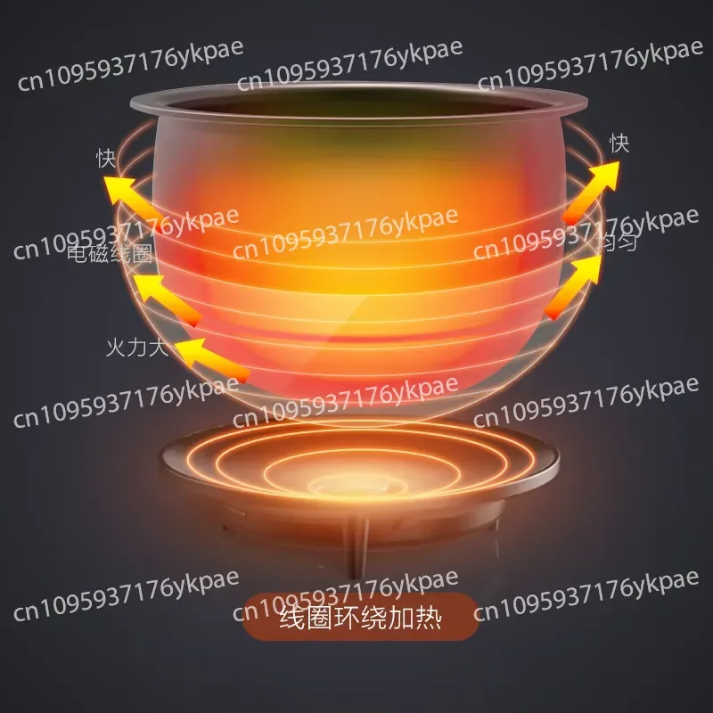 Zongyin Rice Cooker Pressure IHHRH18C_6 -10 Servings of Smart Rice Cooker Rice