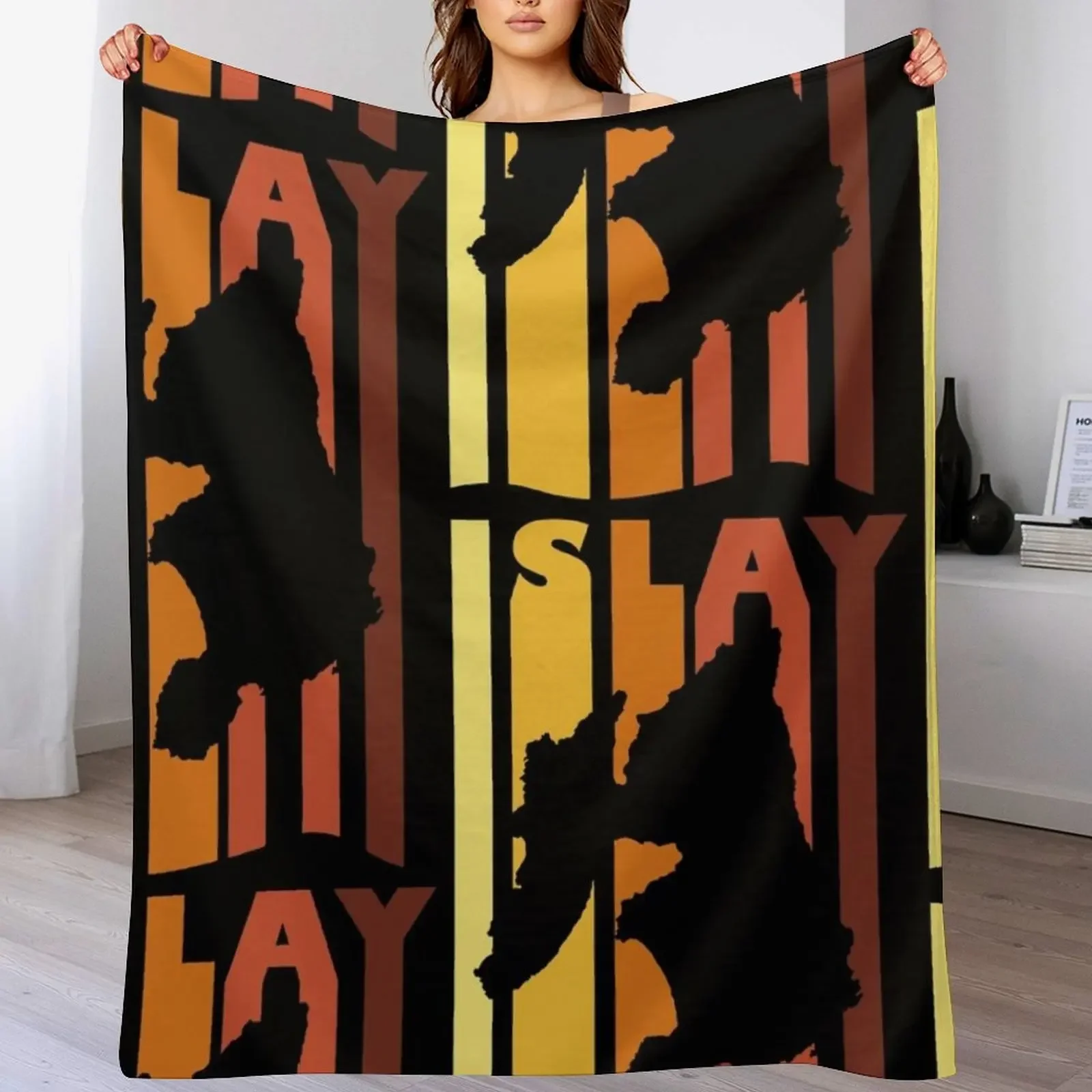 

Islay - Whisky Colours Throw Blanket Warm Plush Fuzzy Blanket for Living Room