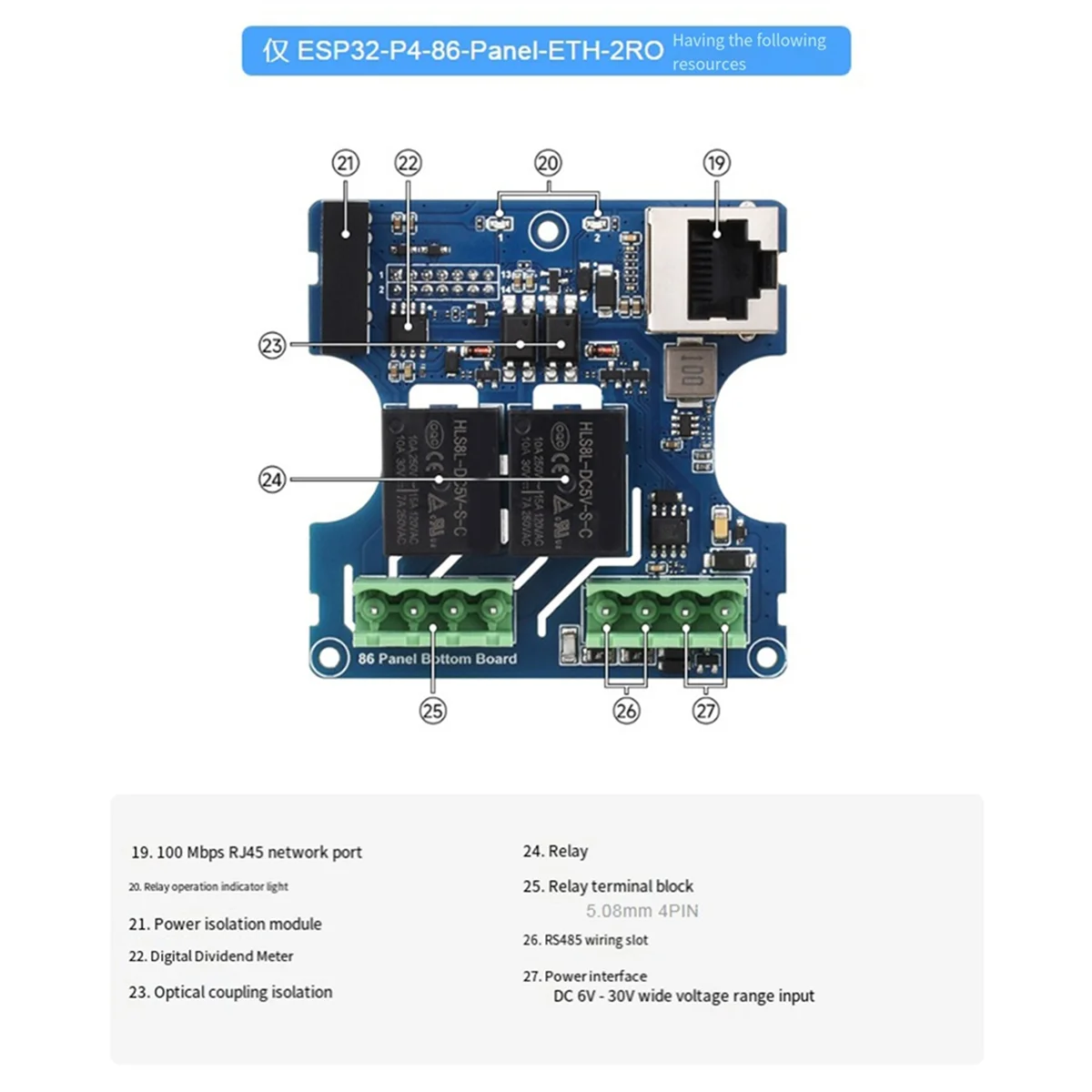 Popular_ESP32 P4-86 Papan Pengembangan Panel Layar Sentuh 4 Inci