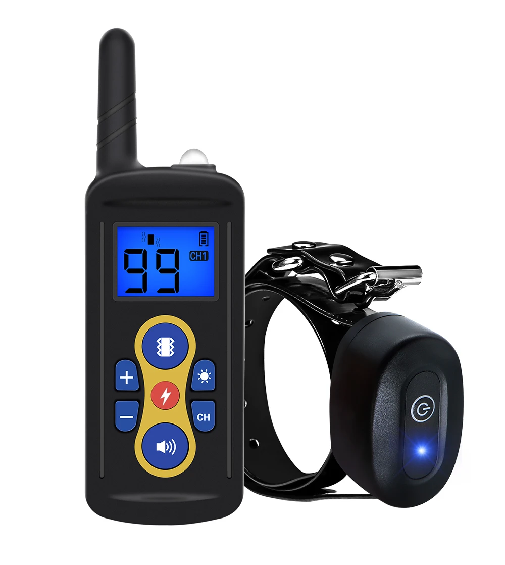 800M Remote Dog Training Collar Rechargeable Waterproof Anti‑Bark Pet Training Equipment For Dog Behaviour Training