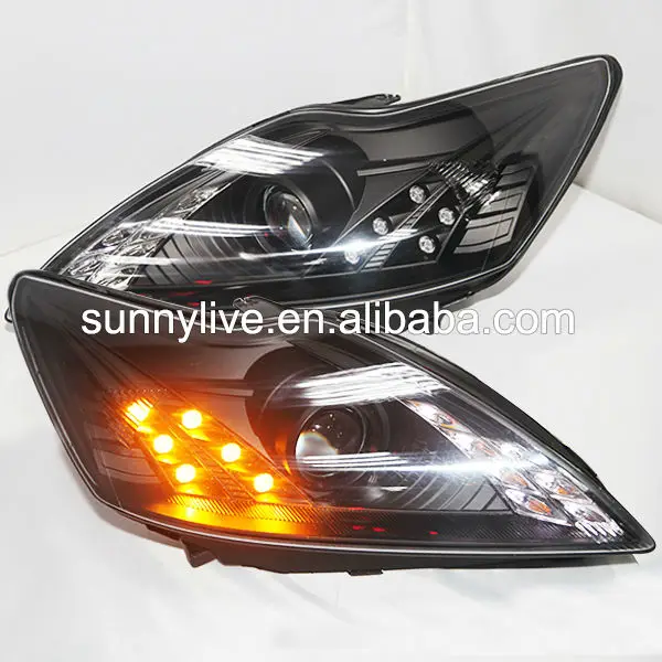 

For FORD for Focus LED Head Light Angel Eyes 2008-2010 Year DB Type