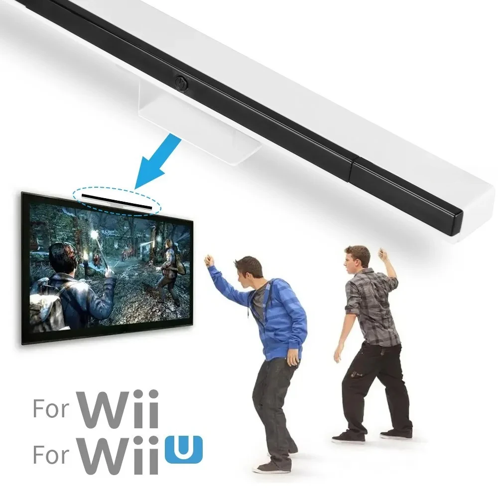 Wireless Wii Sensor Bar Remote Bluetooth Receiver Sensor Bar Infrared IR Signal Ray Sensor Receiver Bar for Nintendo Wii